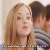 On Wednesdays we wear PINK.
